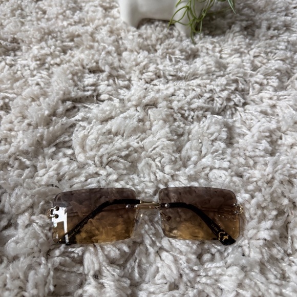 Elegant square Chic Gradient Square rectangle vintage Y2K, 2000s glam sparkly Su - Picture 2 of 3